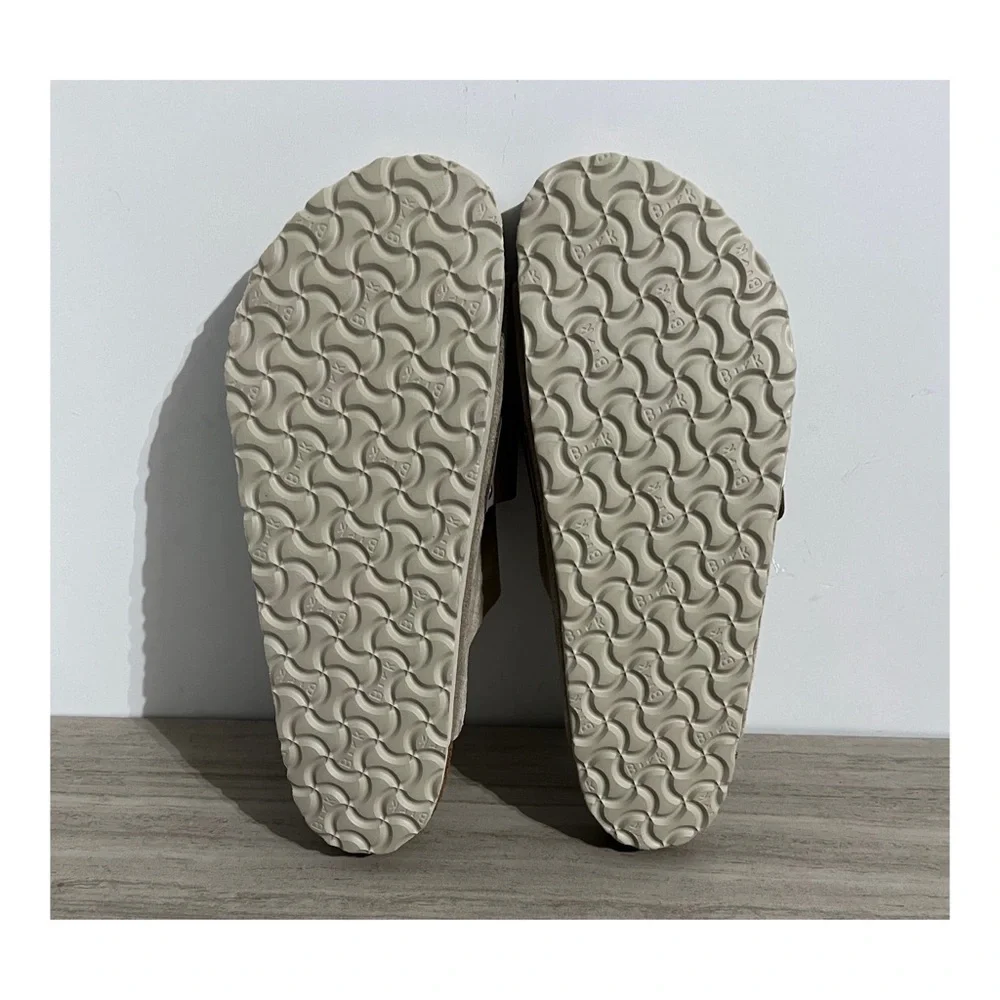 +NEW Birkenstock Kyoto nubuck suede slides men size 46 EU - US 13